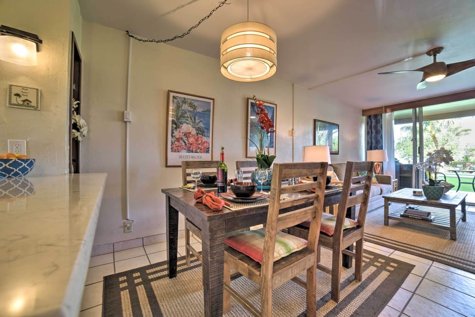 Dining Area | Dishware/Flatware | Trash Bags/Paper Towels