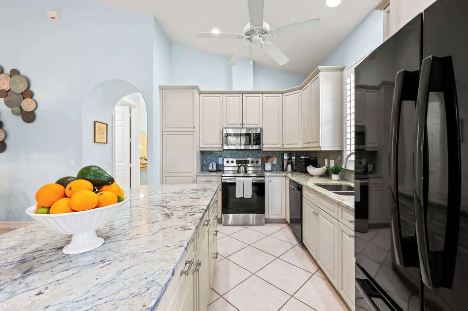 Fully Stocked Kitchen with All the Amenities; Newer Appliances! Perfect for Home Cooked Meals!