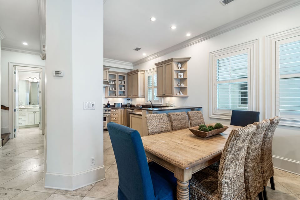 Dining Table for 8 and Kitchen