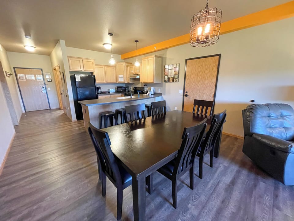 Dining Area with Table and Seating