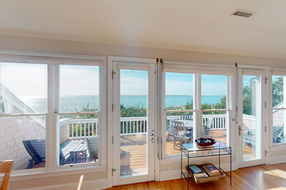Beautiful views surround you from the numerous windows at Doc House