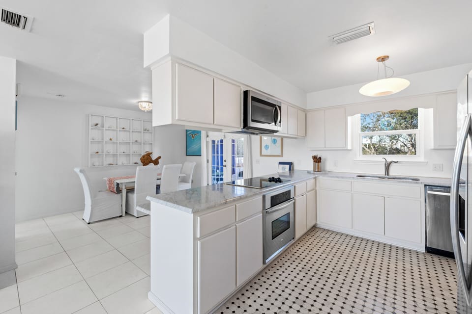 Kitchen Bar + Dining Area
