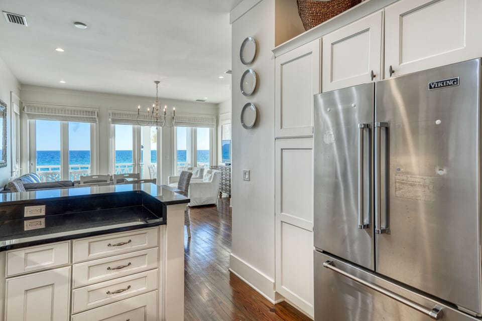 Fully Stocked Open Kitchen w/ Viking Stainless Steel Appliances