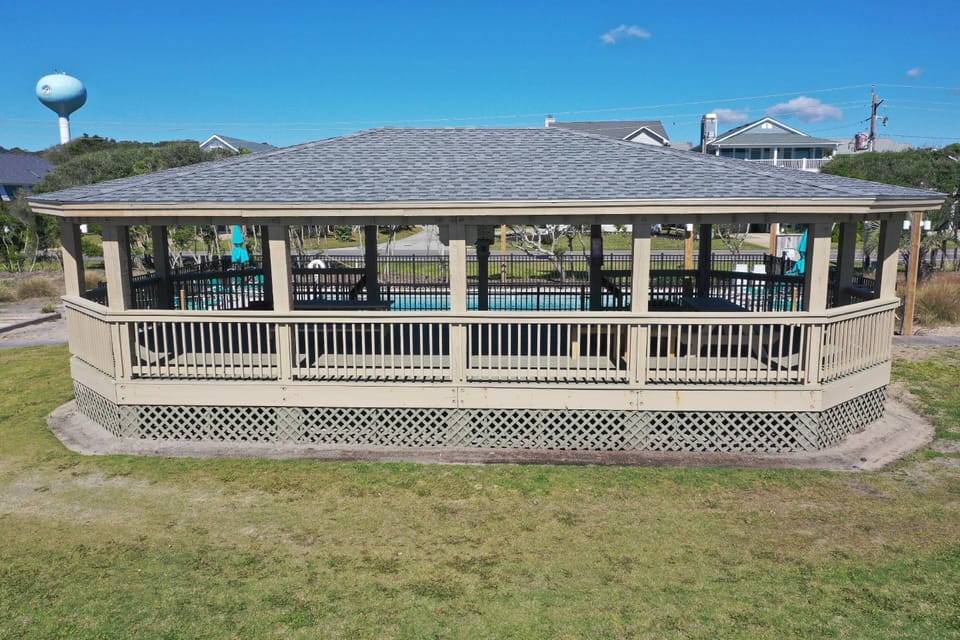 Pack your lunch and eat in the covered gazebo