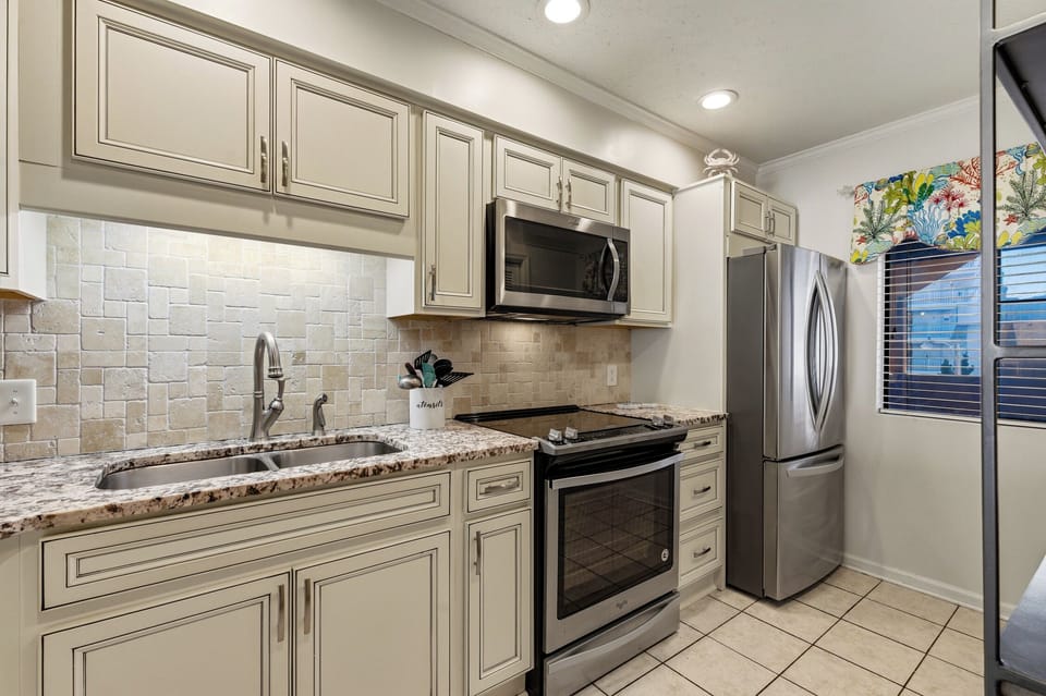 Kitchen with Stainless Steel Appliances