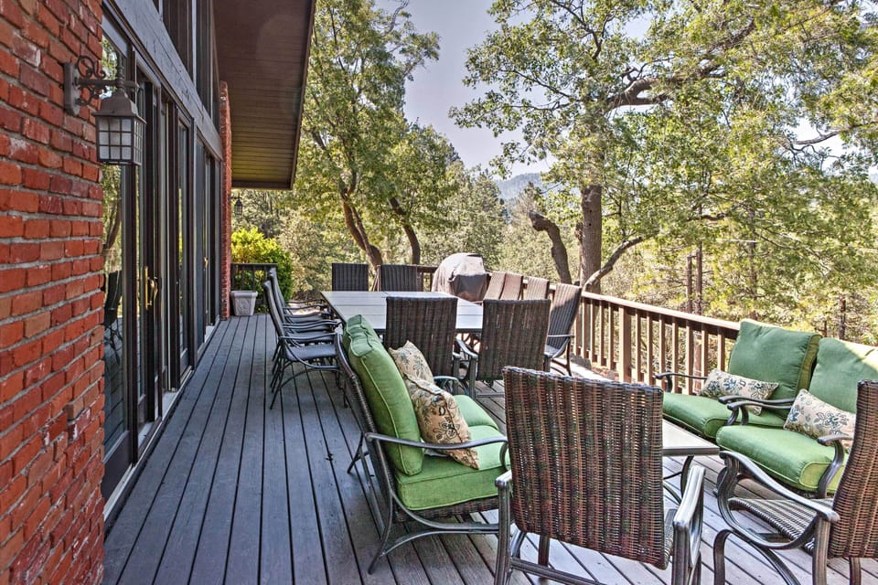 Deck | 1st Floor | Lake Views | 2-Story Home