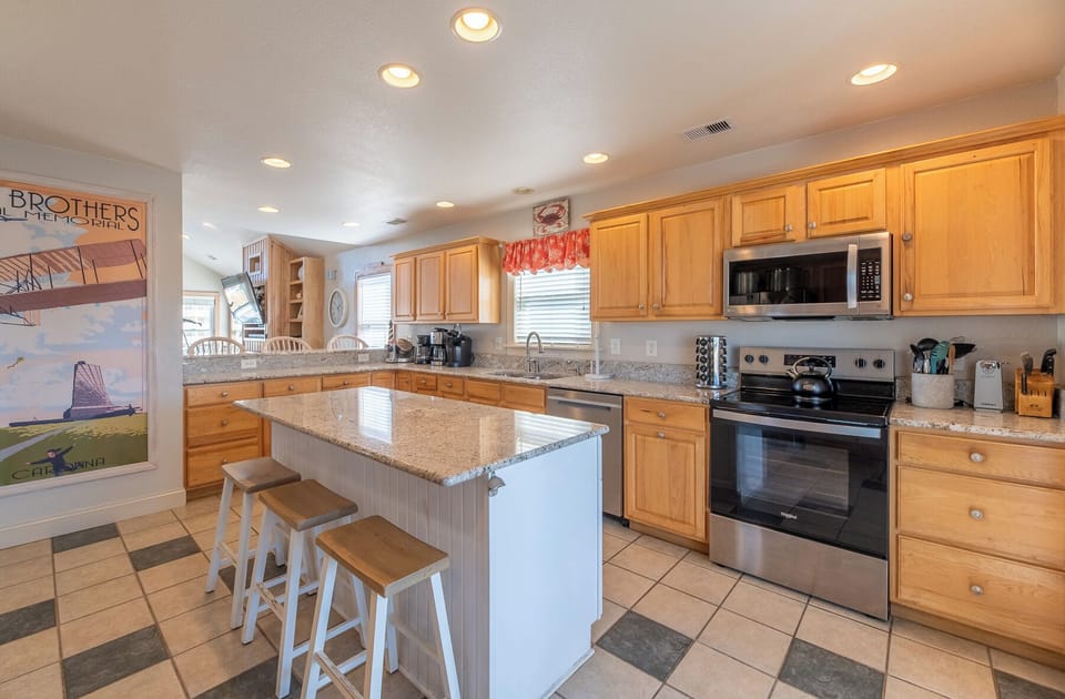 Kitchen with Stainless Steel Appliances