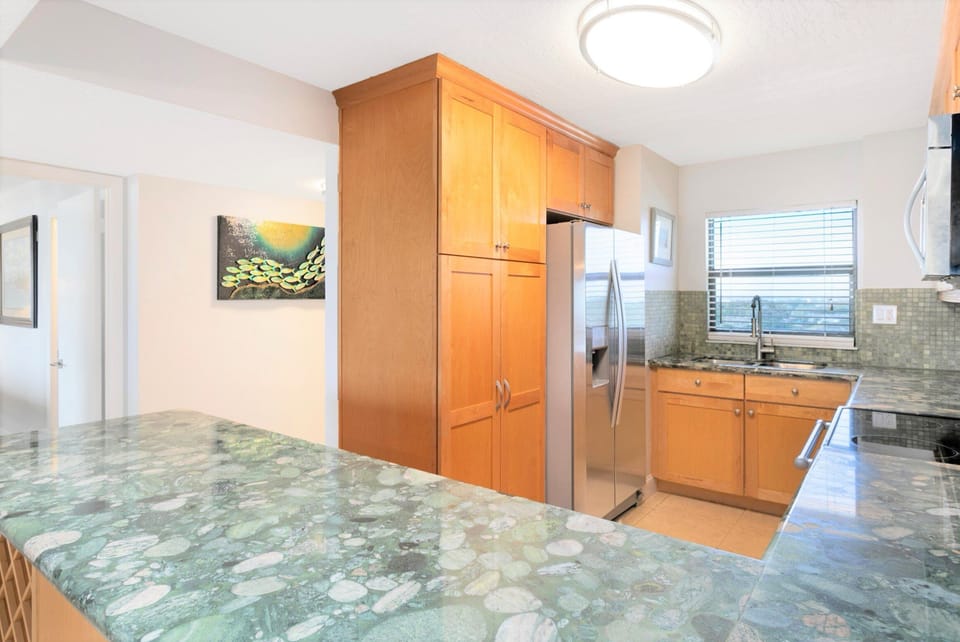 Open-concept kitchen with ample counter space