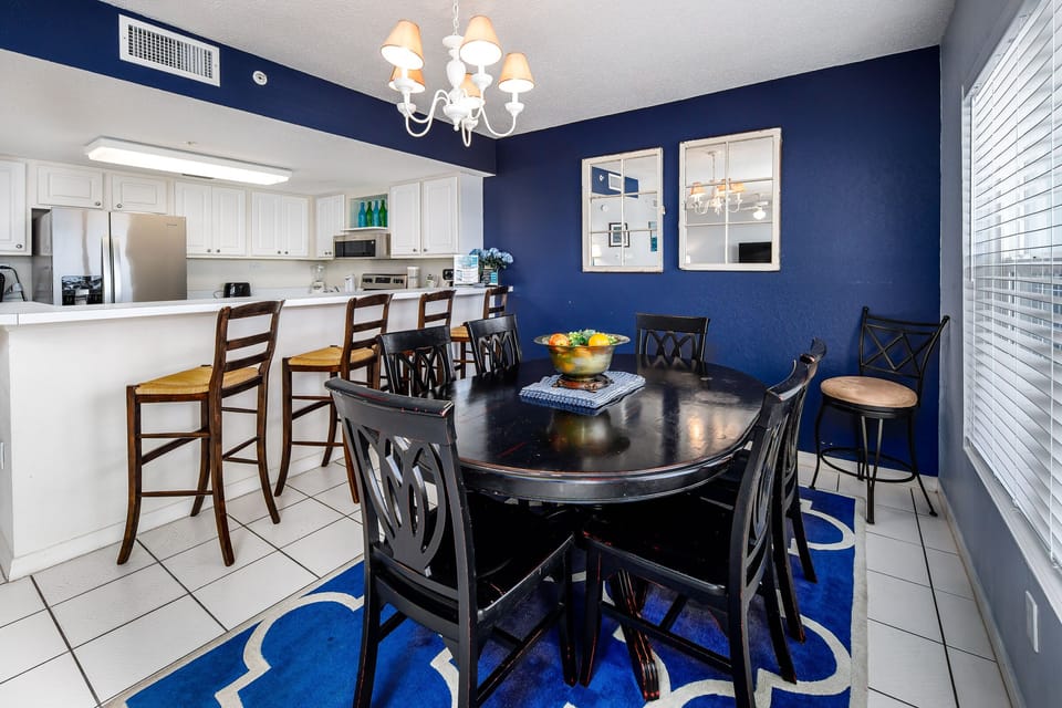 Dining area - The dining room table located next to the kitchen for your convenience
