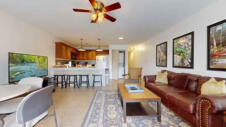Overview of the living room area