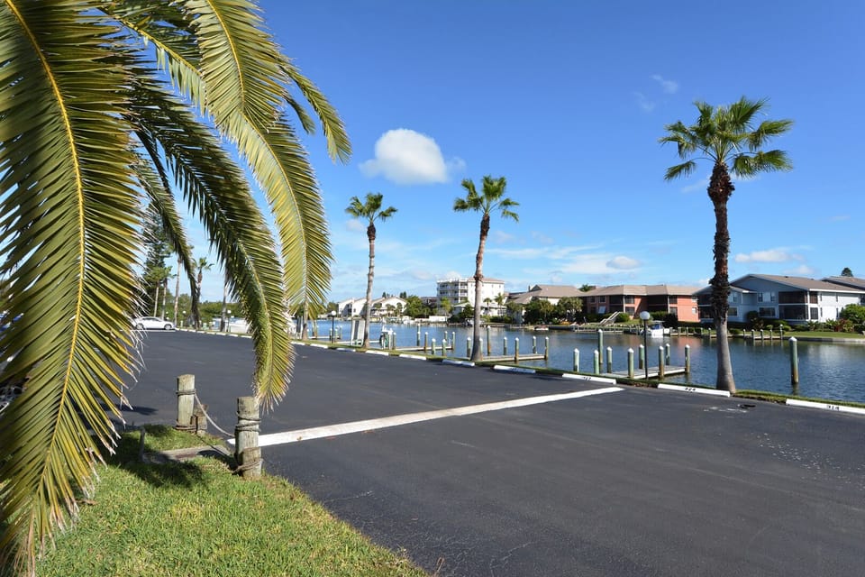 Parking lot & docks