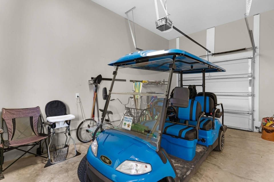 FREE 6 seater LSV (golf cart) for use during your stay at Birds of Paradise!