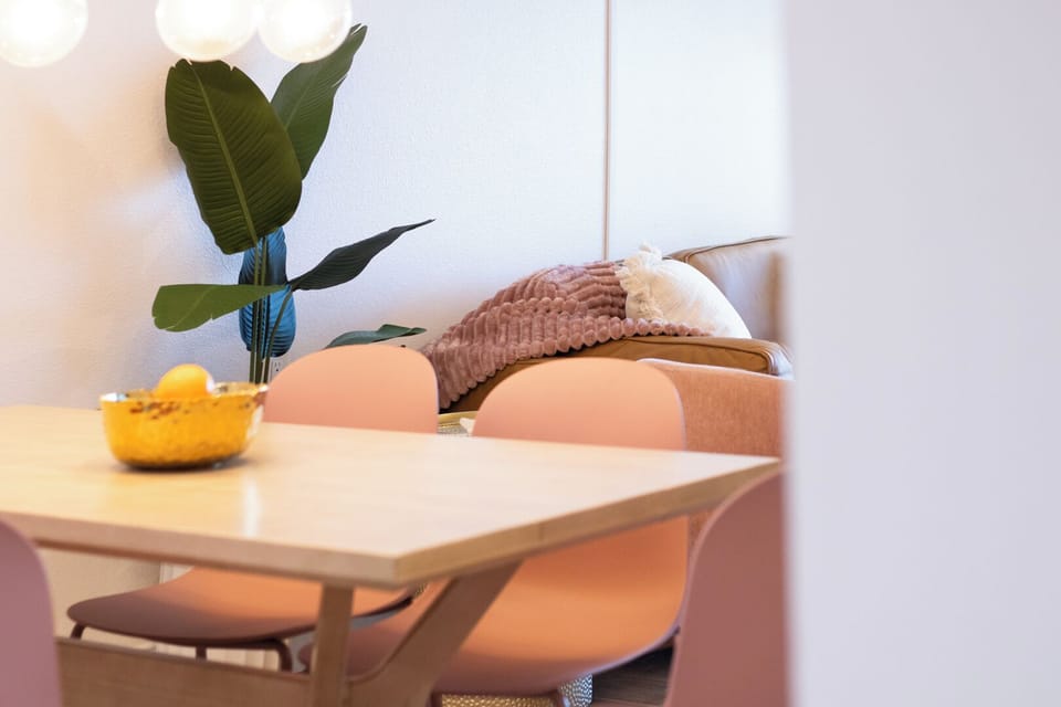 Stylish decor throughout