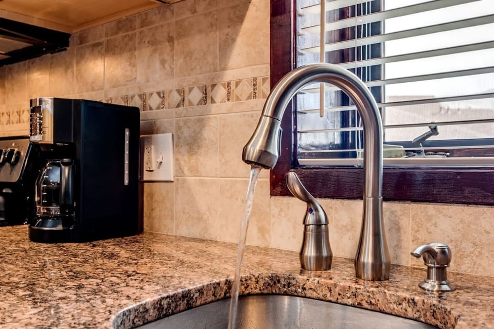 New Appliances and Fixtures with Granite and Stone Finishings