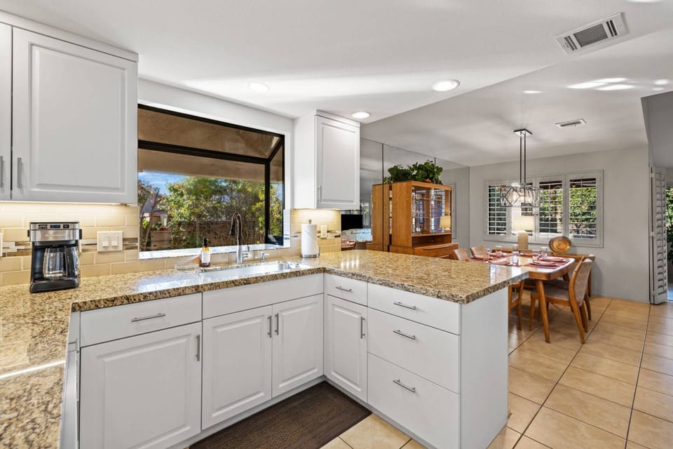 Kitchen has Plenty of Counter Space