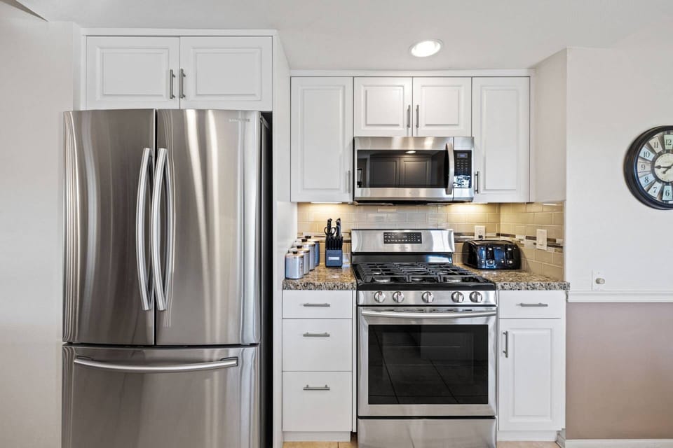 Kitchen has all Stainless Steel Appliances
