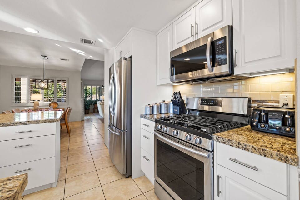 Kitchen is Well-Stocked, Perfect for Family Meals