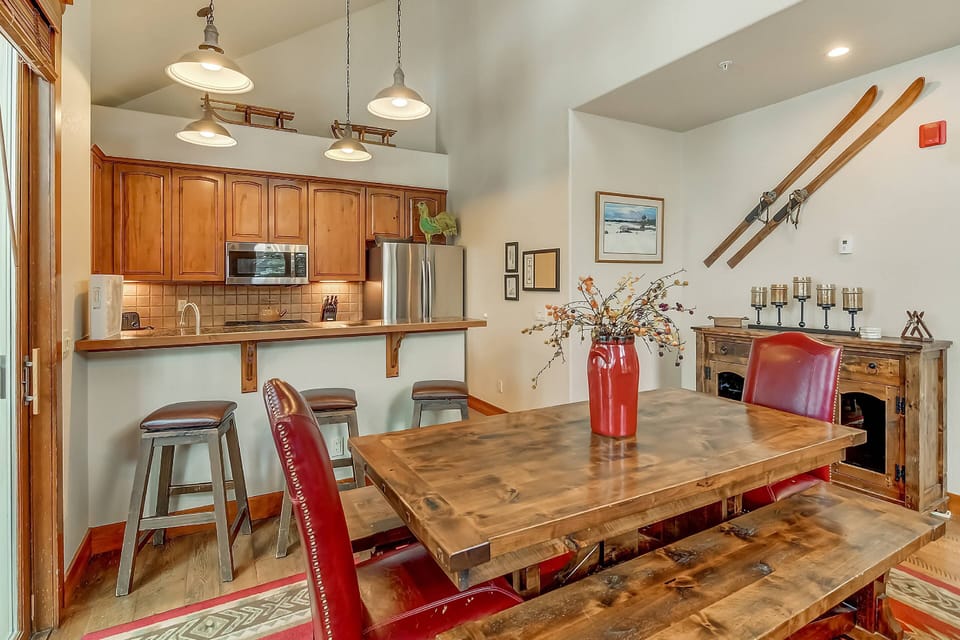 Great gatherings happen in our open kitchen / dining room!