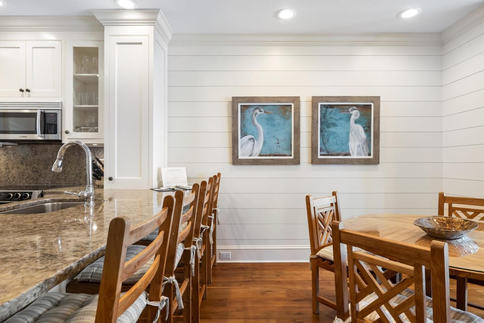 Kitchen and dining area