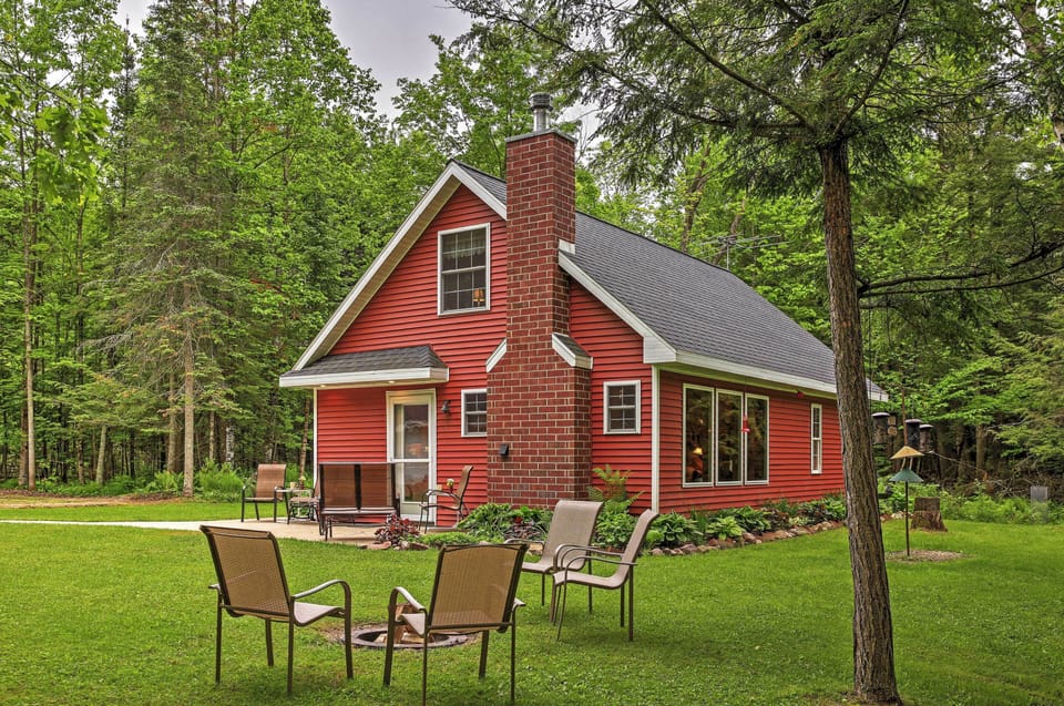 Birnamwood Vacation Rental | 3BR | 1BA | 1,100 Sq Ft | Step-Free Access