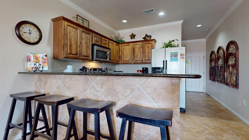 Dining and kitchen area