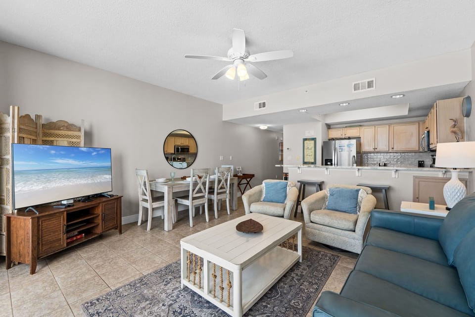 Open Concept Living - Enjoy a movie with the whole family!