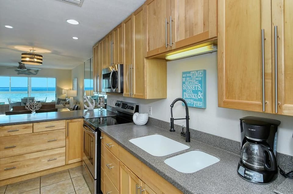 Kitchen with gulf view