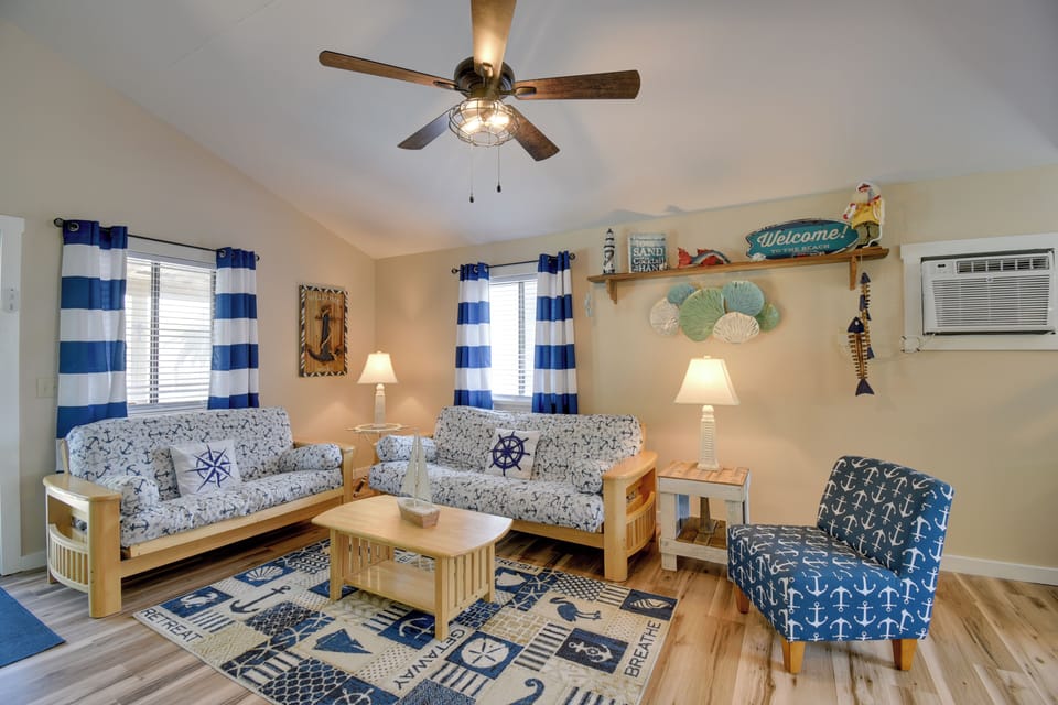 Ocean Isle Beach Vacation Rental | 1BR | 1BA | Stairs Required | 790 Sq Ft
