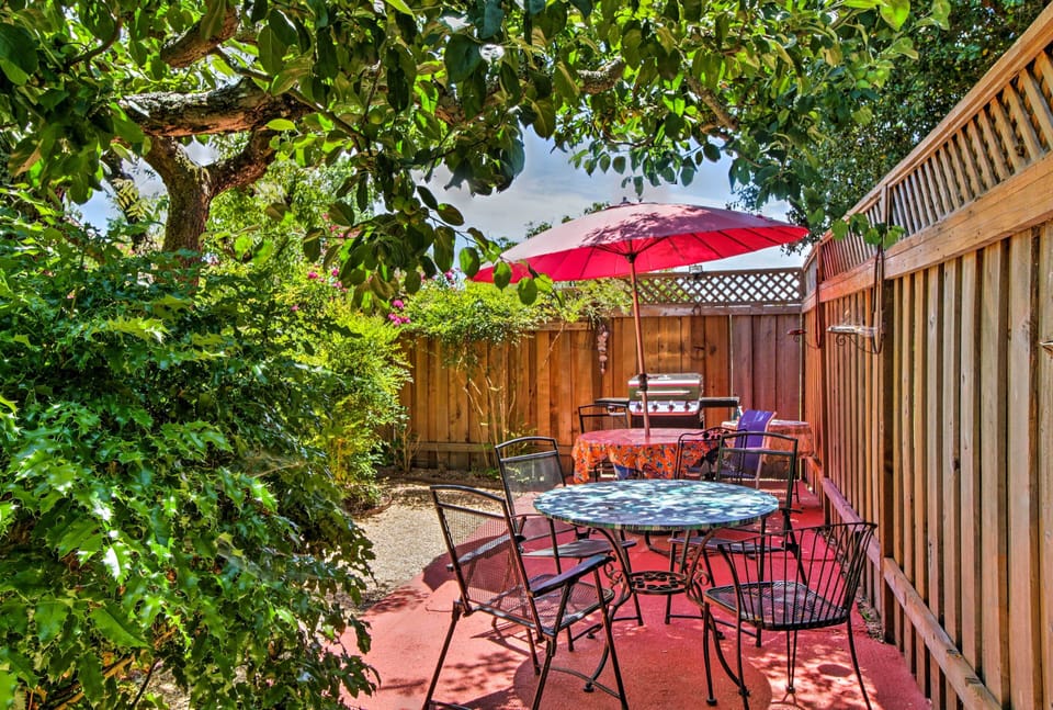 Patio | Homeowner Occasionally On-Site