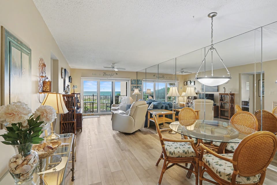 Living Room with Balcony Access