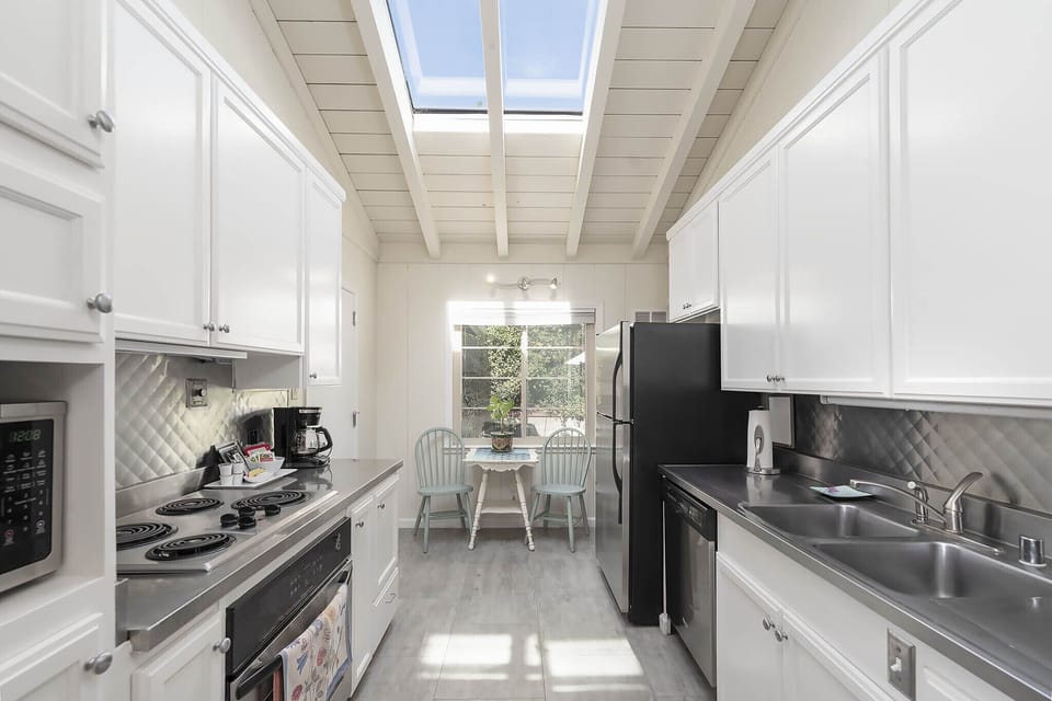 Kitchen is Light-Filled with a Skylight