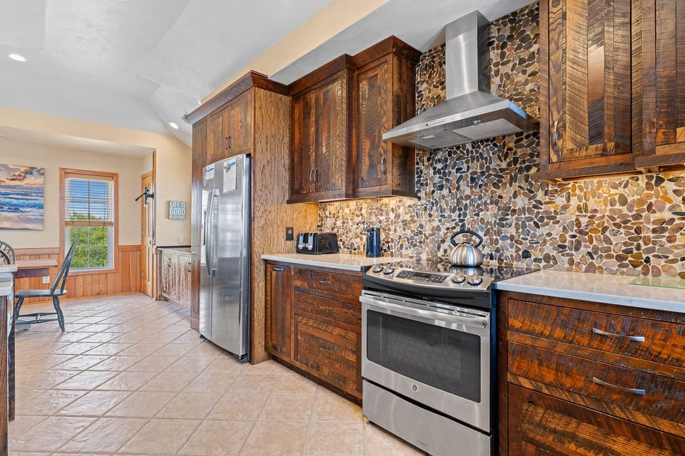 Kitchen with Stainless Steel Appliances