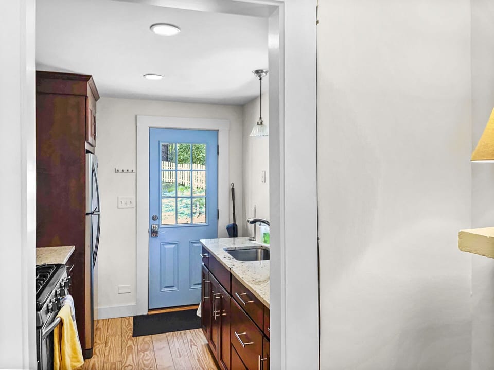 Kitchen View to front Door - Heaven's Hideaway! - 379 Oak Street Harwich Cape Cod New England Vacation Rentals