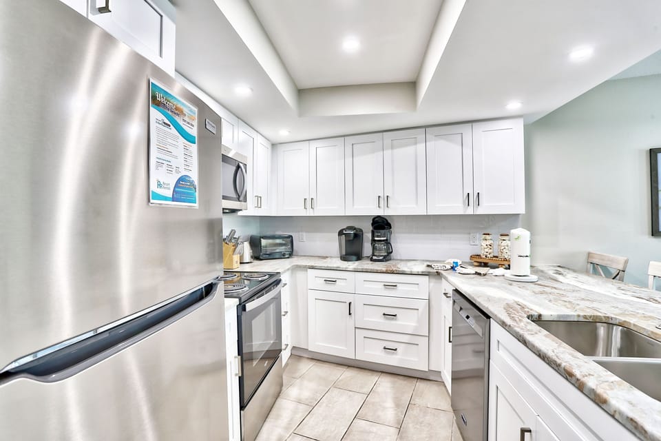 Beautiful Kitchen with Stainless Steel Appliances