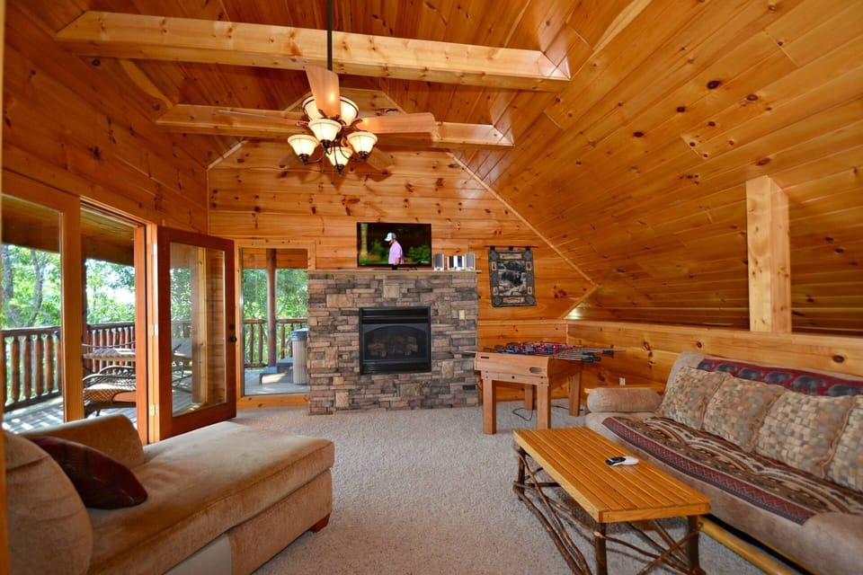 You have plenty of space to relax and unwind in the loft area with great views and balcony access.