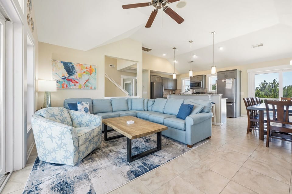 Third Level Living Area with Deck Access