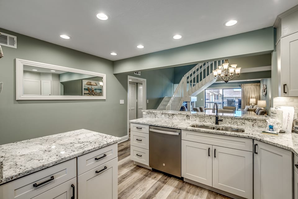 Kitchen has tons of counter space