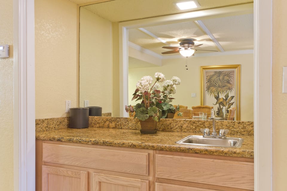 Extra Counter Space/Bar in Dining Area