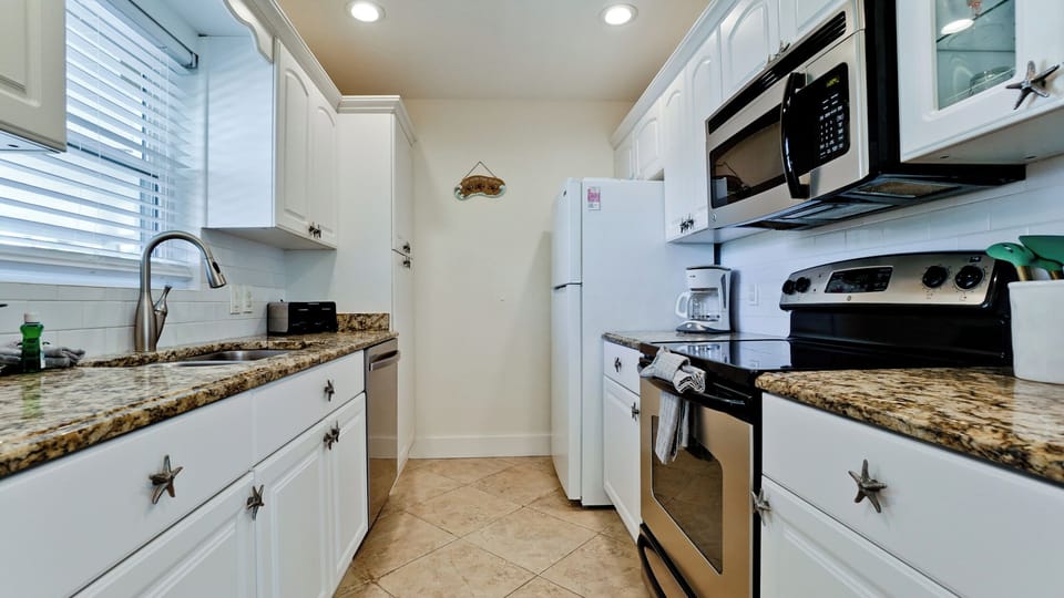 Galley style kitchen