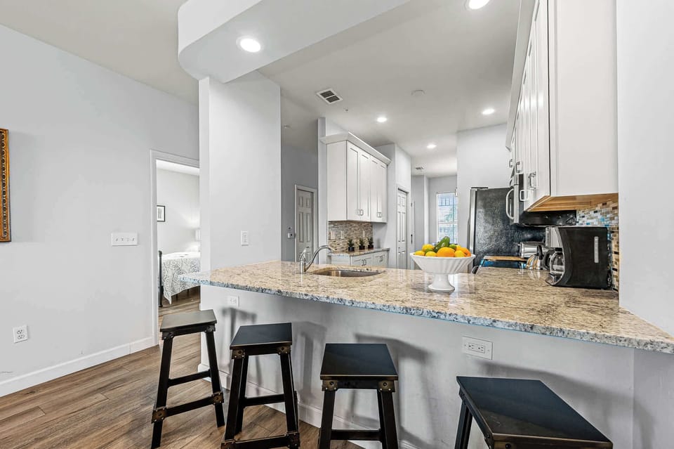 Kitchen with Bar Stools