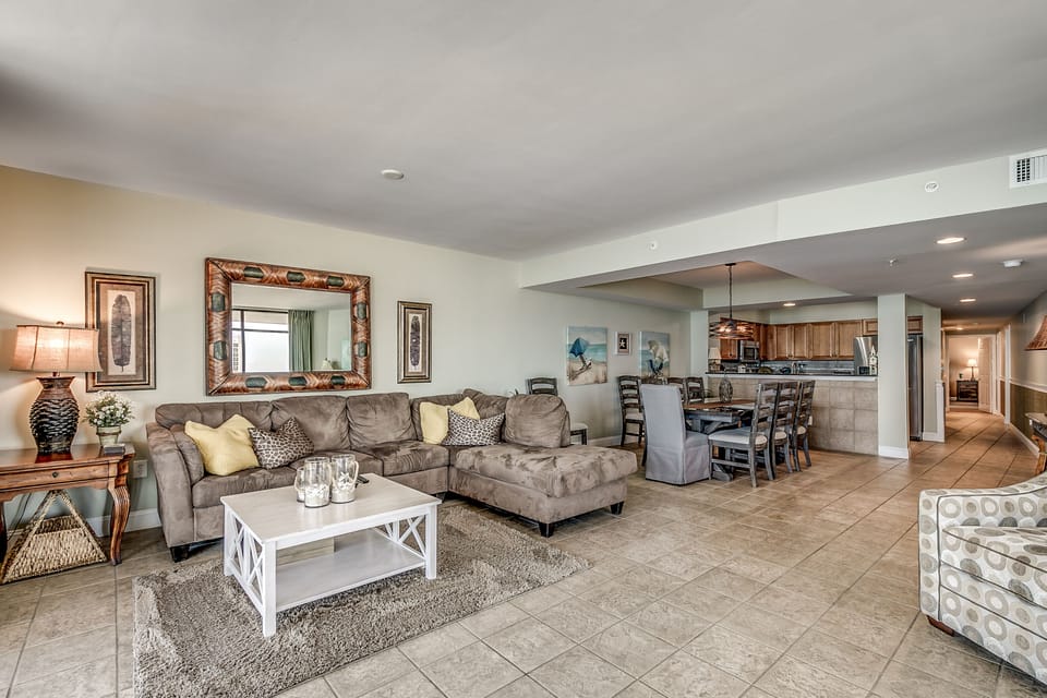 Comfortable living room seating