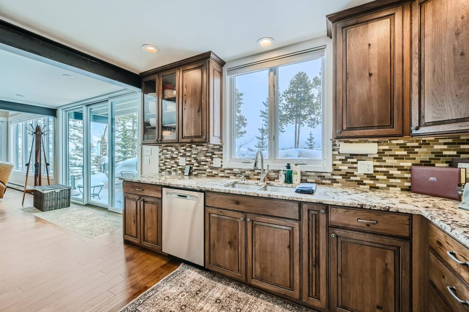 View Over Breck while doing Dishes