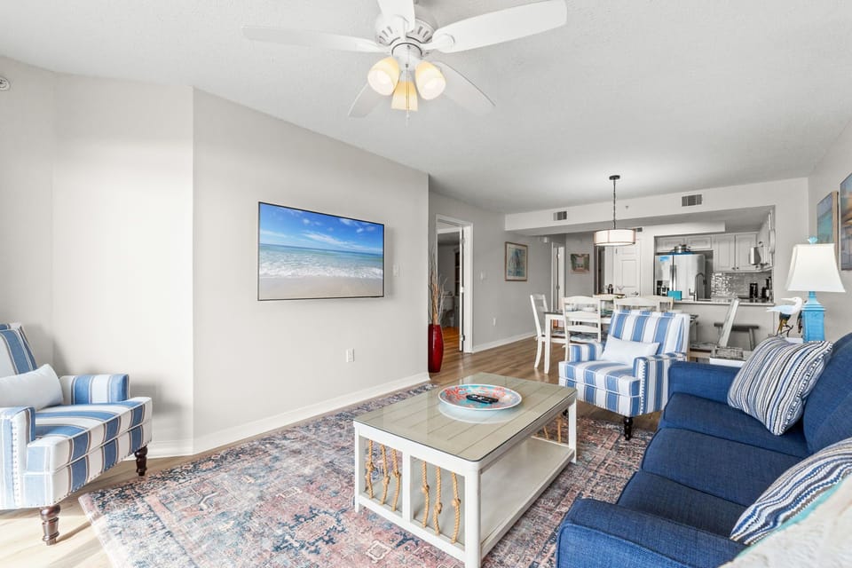 Living Room - Smart TV for entertainment.