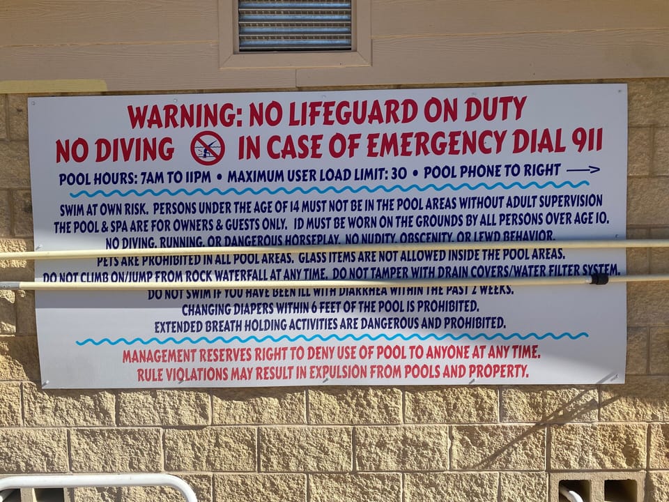 Pool Rules