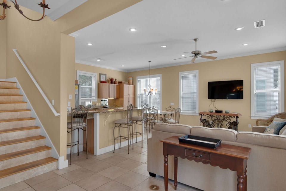 Spacious open concept living area on the main level of the home!
