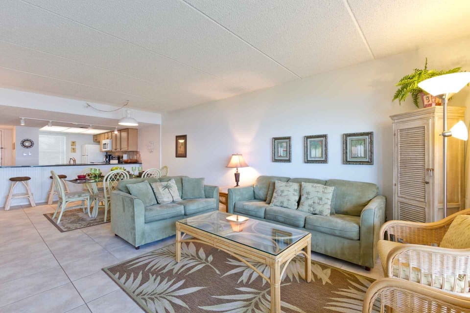 Plenty of space to kick back and relax in the living area