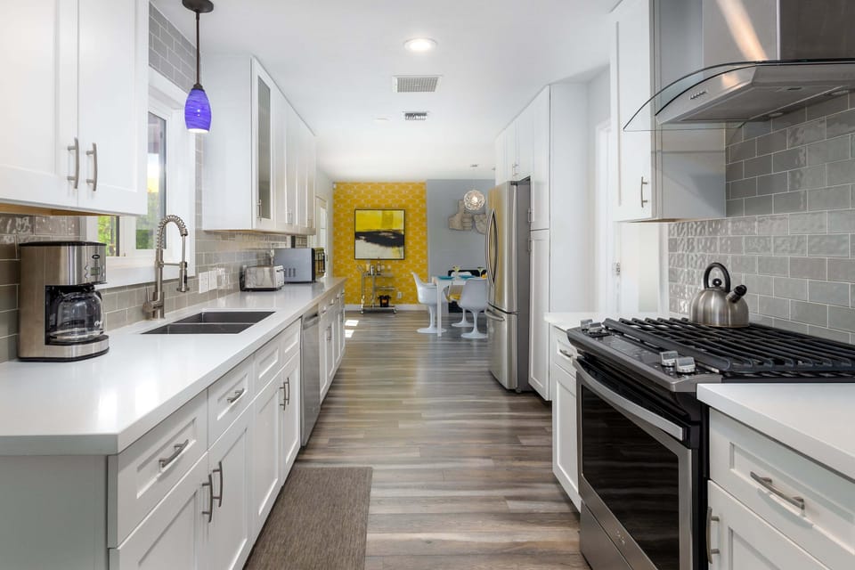 Enjoy cooking together around the beautiful chef's kitchen