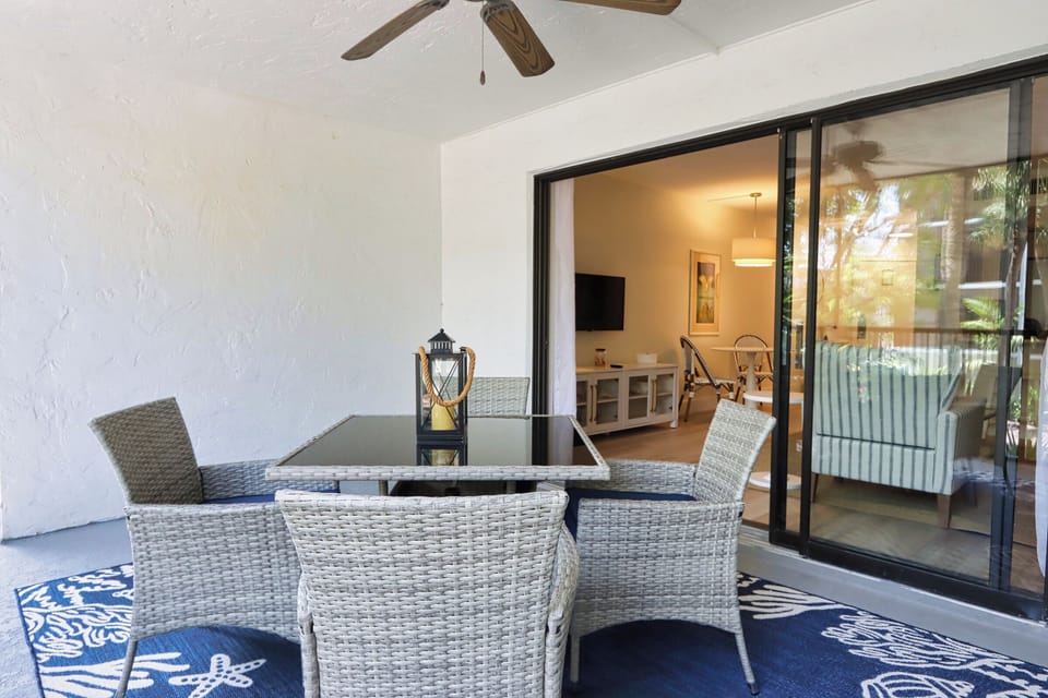 Outdoor dining table