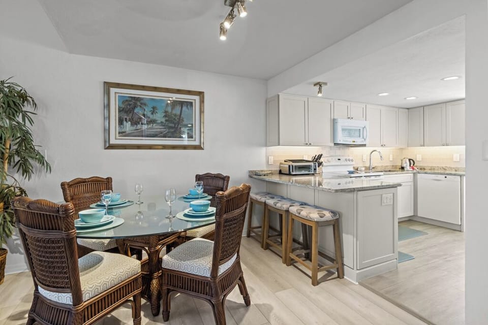 Open concept dining area