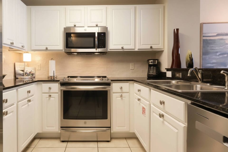 Updated kitchen with lots of light!